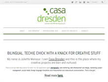 Tablet Screenshot of casadresden.com